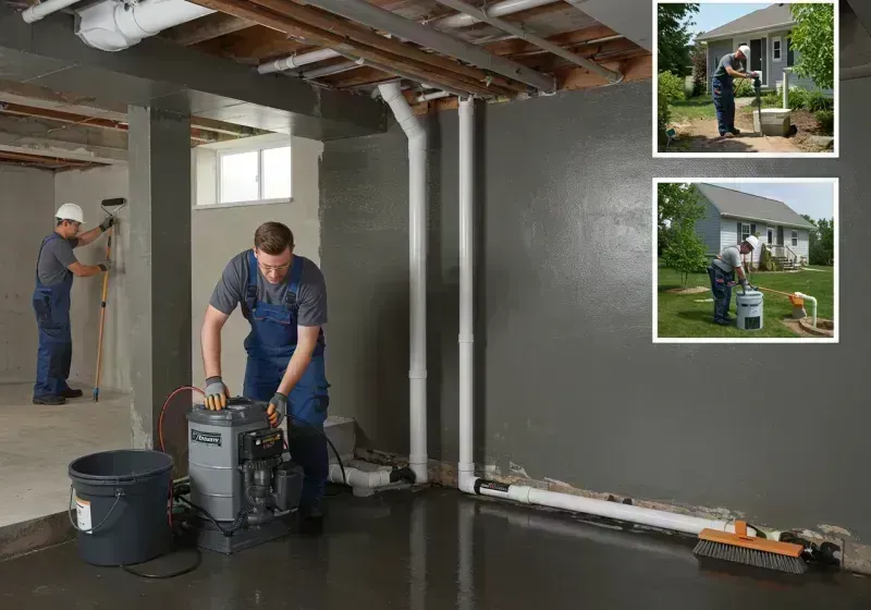 Basement Waterproofing and Flood Prevention process in Newton, MS